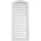 Ekena Millwork Arch Top Surface Mount PVC Gable Vent w/ 2"W x 2"P Brickmould Sill Frame, 18"W x 40"H GVPAR18X4003SN - alternate 1